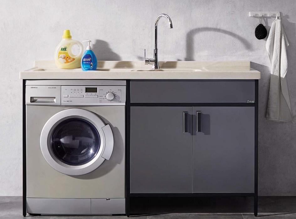 HOAA1.5米不銹鋼陽臺柜洗衣機柜LD-3227