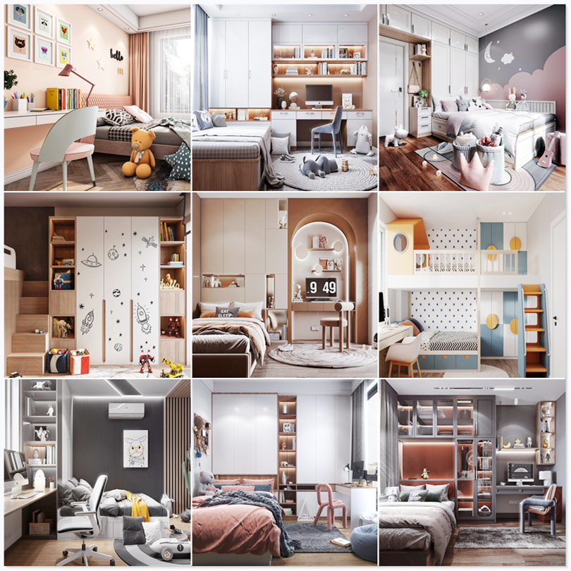 兒童房設(shè)計，給你家寶貝選哪款呢？