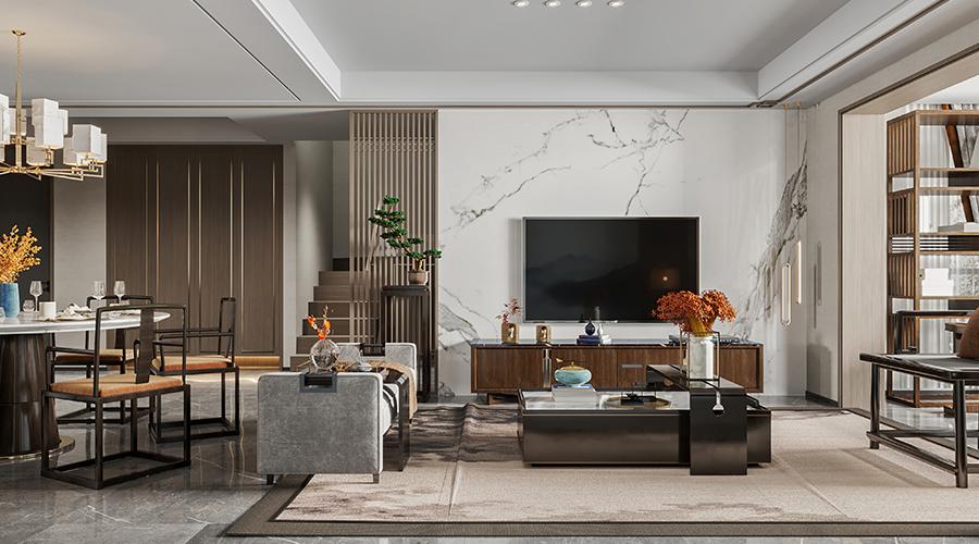 220平復式全屋整裝新古典裝修案例