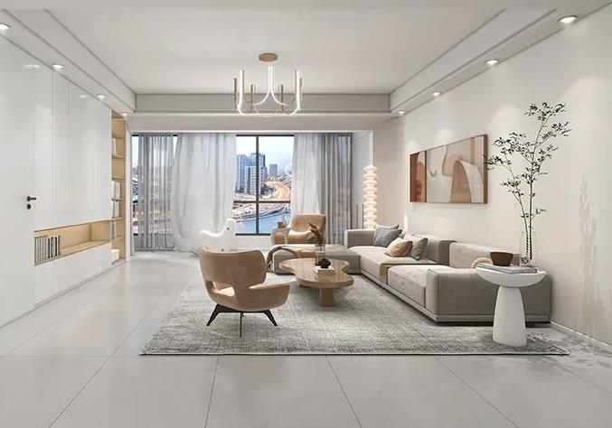 柔光磚演繹簡約時尚現(xiàn)代家居生活