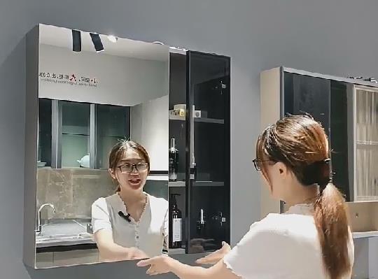 HOAA浴室柜:烤漆巖板無縫盆，美觀時尚！